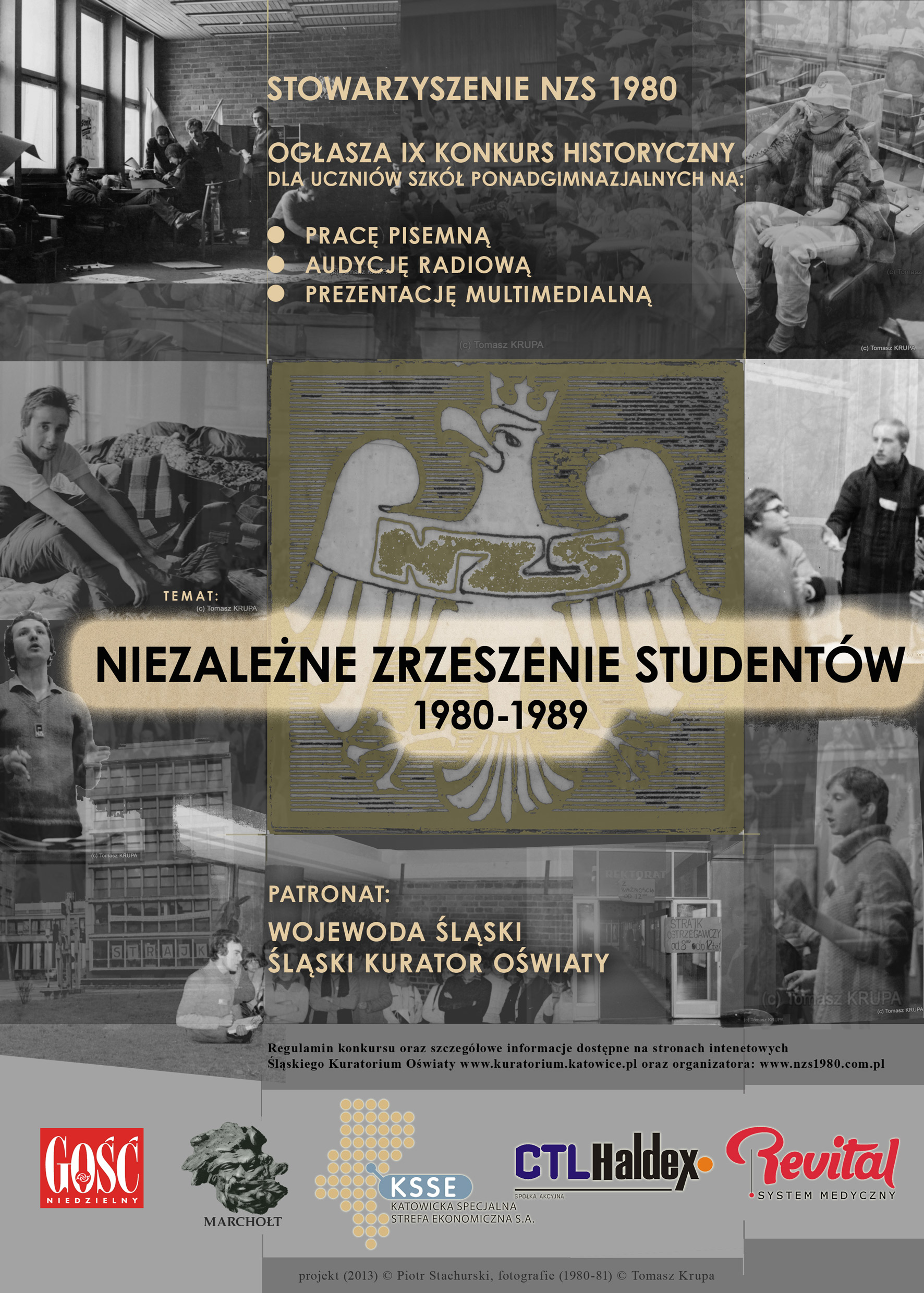 Niezależne Zrzeszenie Studentów 1980-1989 - plakat